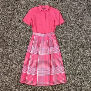 Villager Petites Blouse and Skirt Set